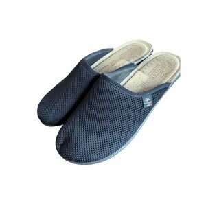 Fly Flot Black Mesh Comfort Slip-On Clogs Women's Size 9 Made in Italy
